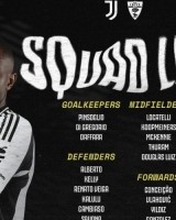 尤文对莱切名单：孔塞桑、穆阿尼、DV9在列，加蒂、姆班古拉缺席